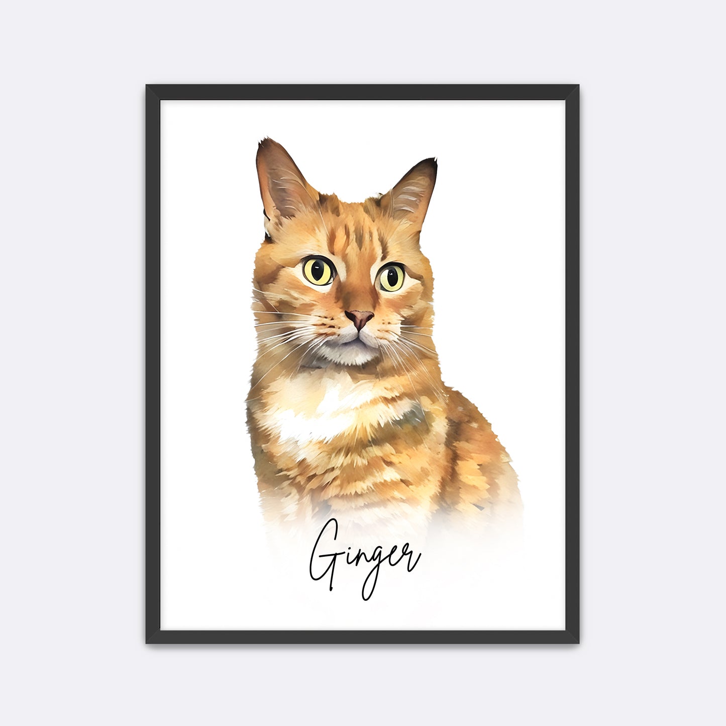 Custom Watercolor Pet Portrait